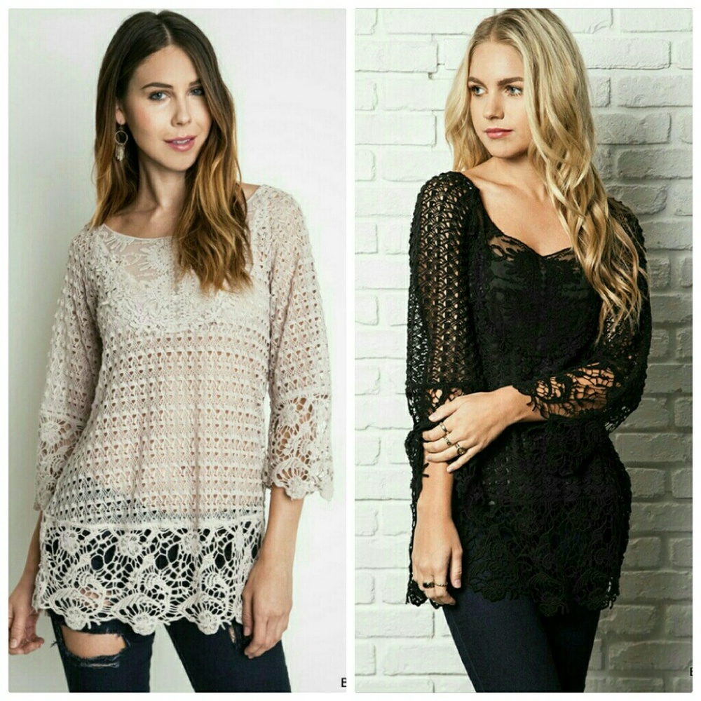 Lace Boho Tunic